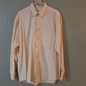 Joseph Abboud Men's Button-Down Dress Shirt — Peach